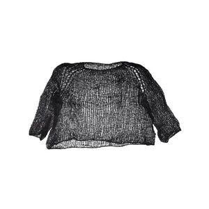 Mohair Grunge Loose-knit Handmade Knit Sweater